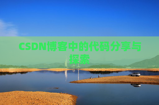 CSDN博客中的代码分享与探索